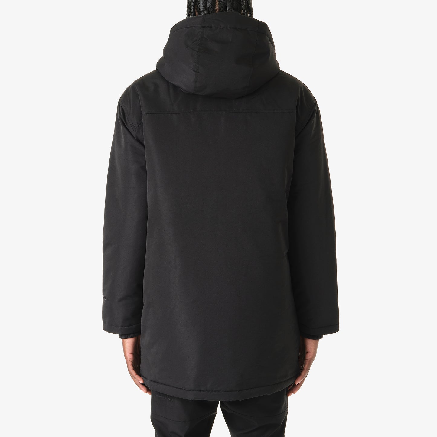 J72. BLACK PARKA JACKET