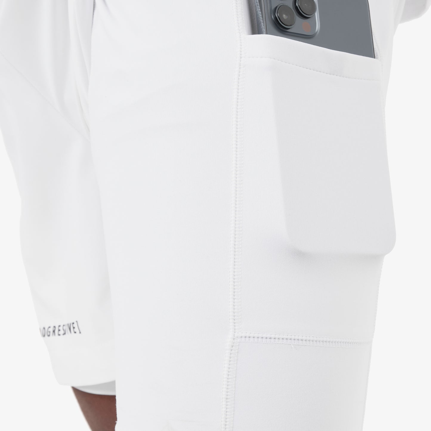 P69. 5" WHITE LINER SHORT