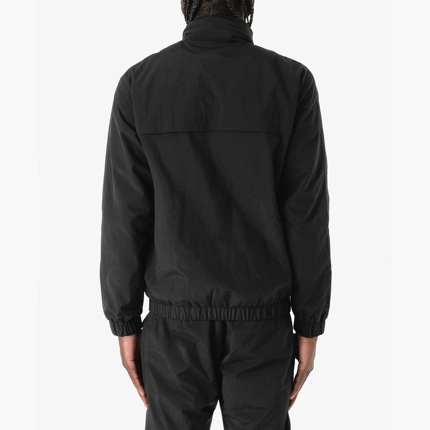 J81. BLACK FULL ZIP LIGHTWEIGHT JACKET