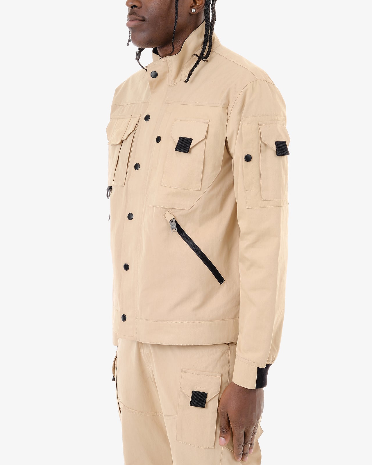 J89. KHAKI UTILITY JACKET