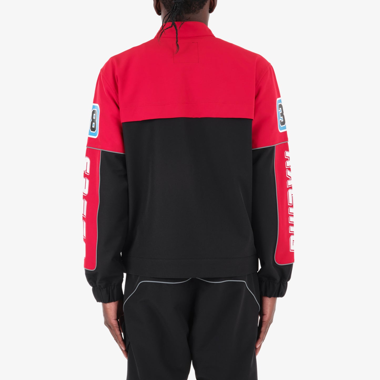 J91. RED / BLACK RACING JACKET