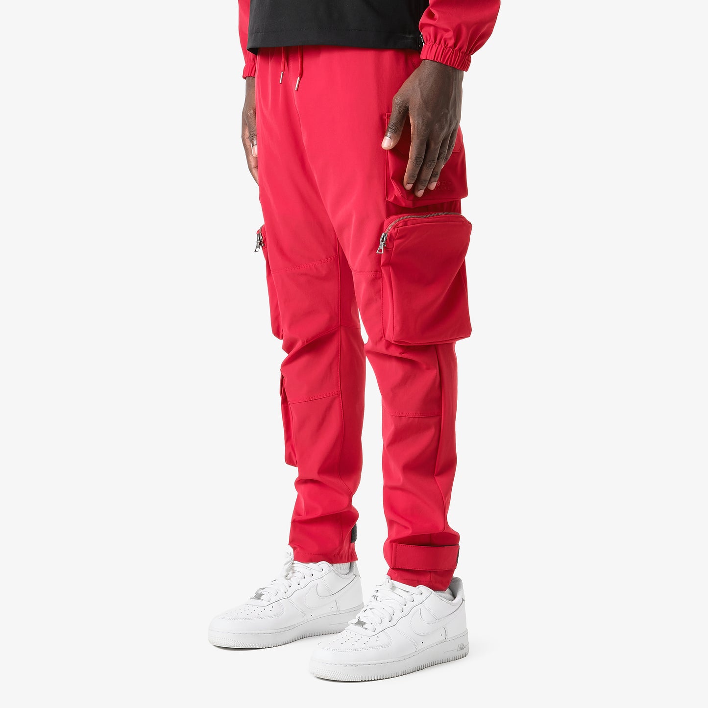 V6. RED CARGO PANTS