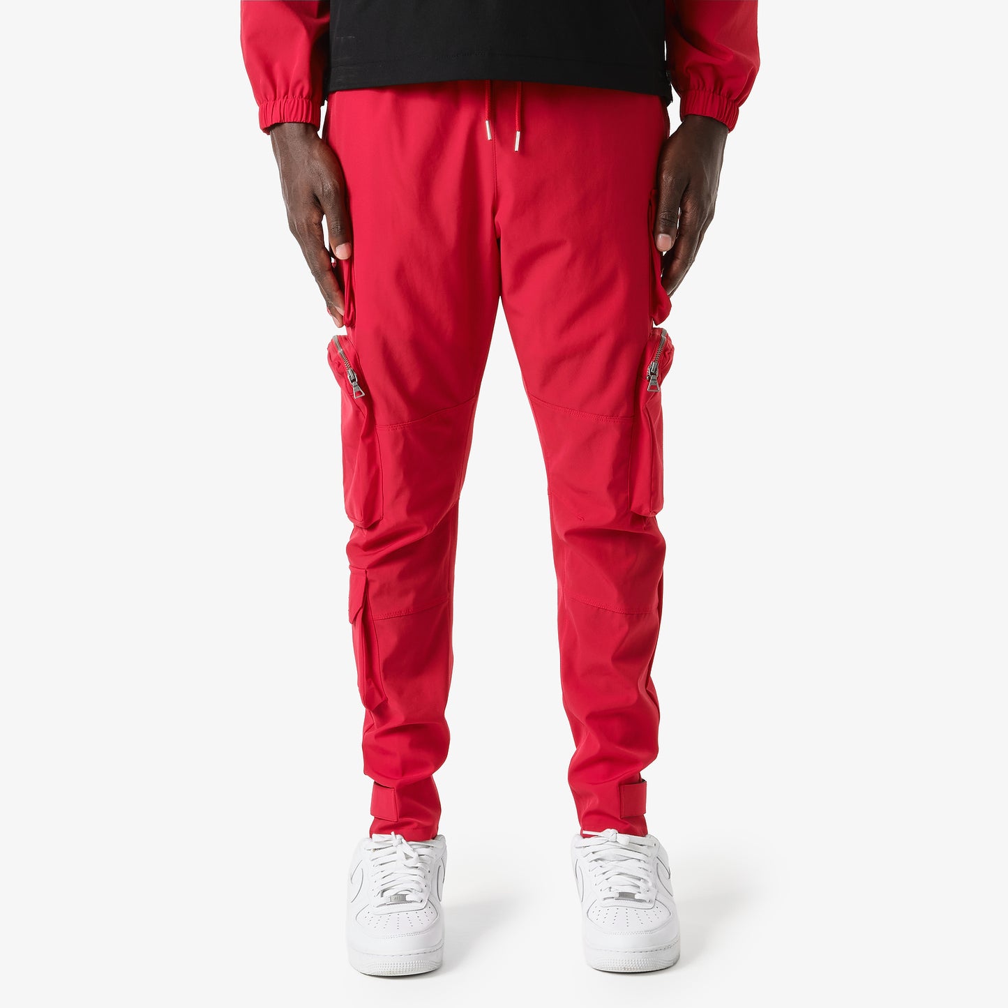 V6. RED CARGO PANTS