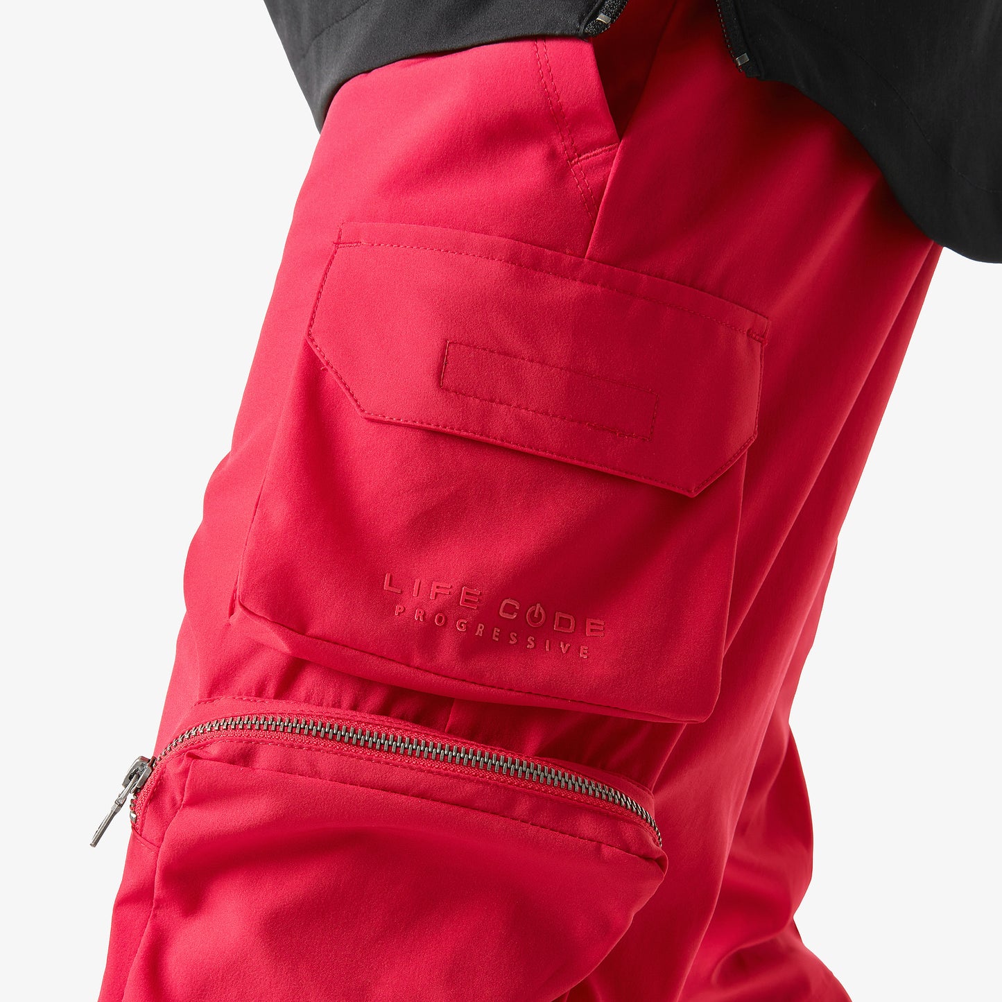 V6. RED CARGO PANTS