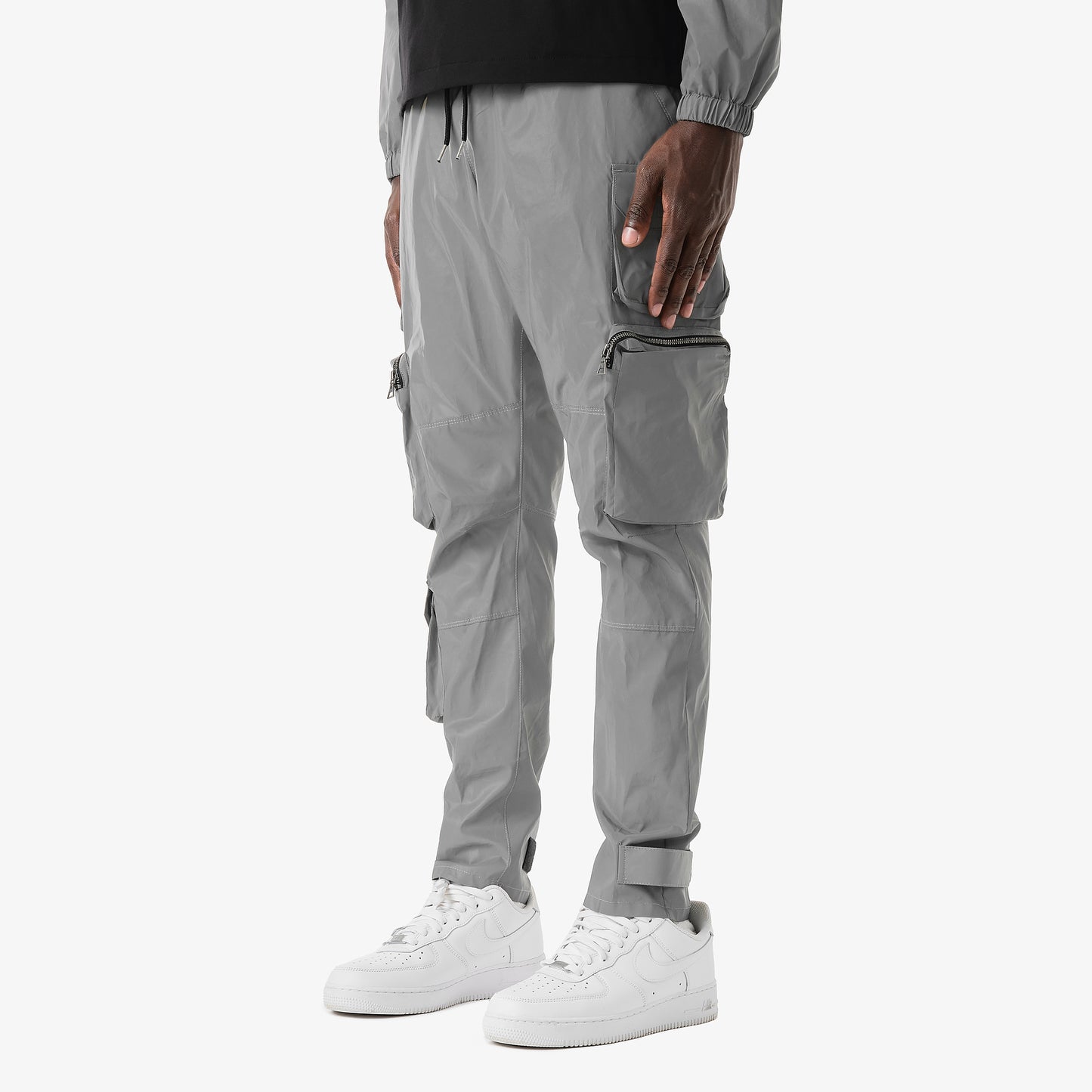 V6. SILVER (REFLECTIVE) CARGO PANTS