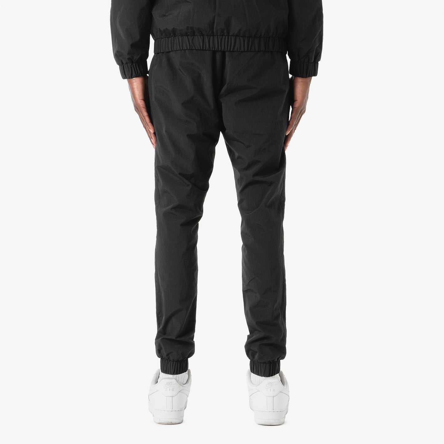 P81. BLACK WINDBREAKER PANTS