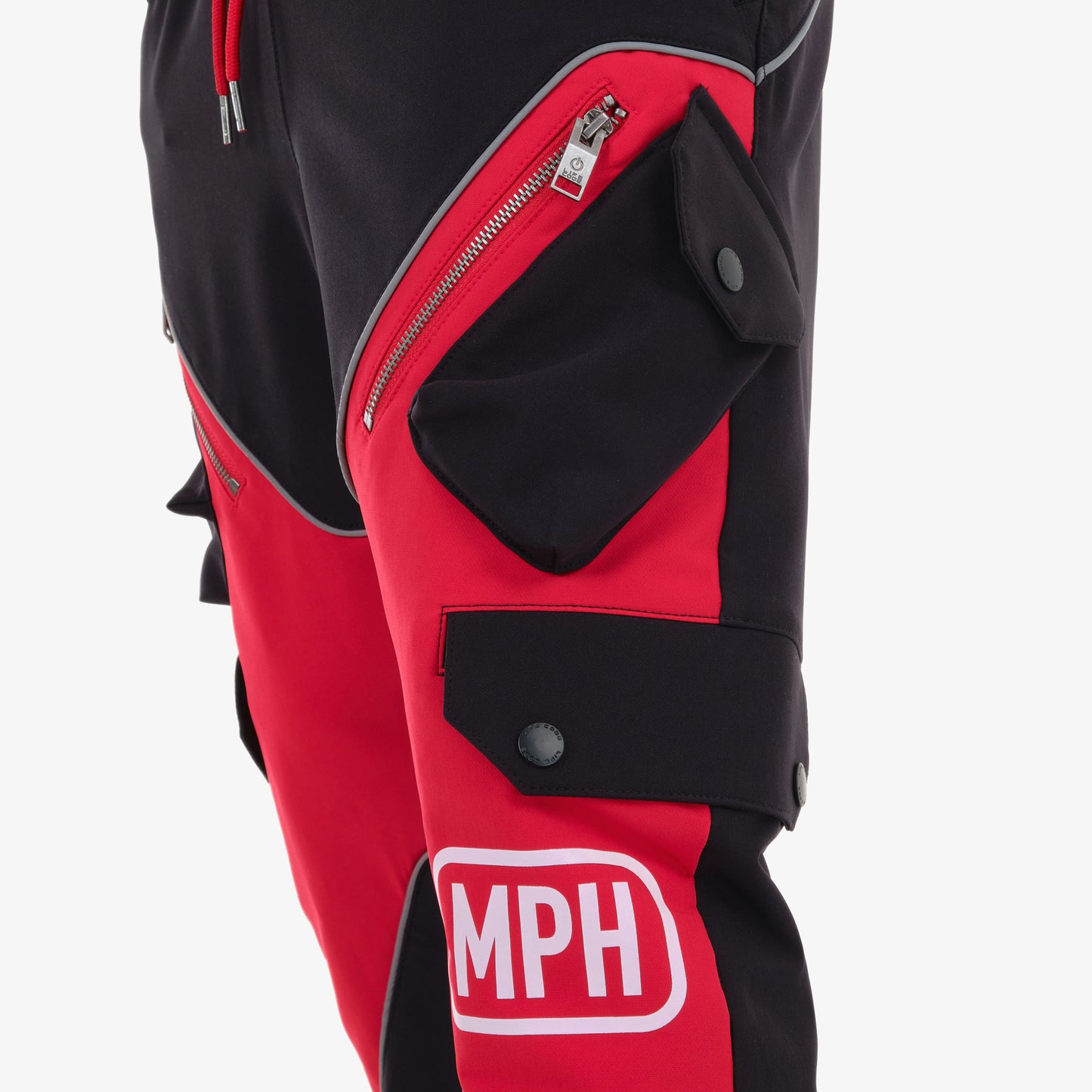 P90. RED / BLACK RACING PANTS