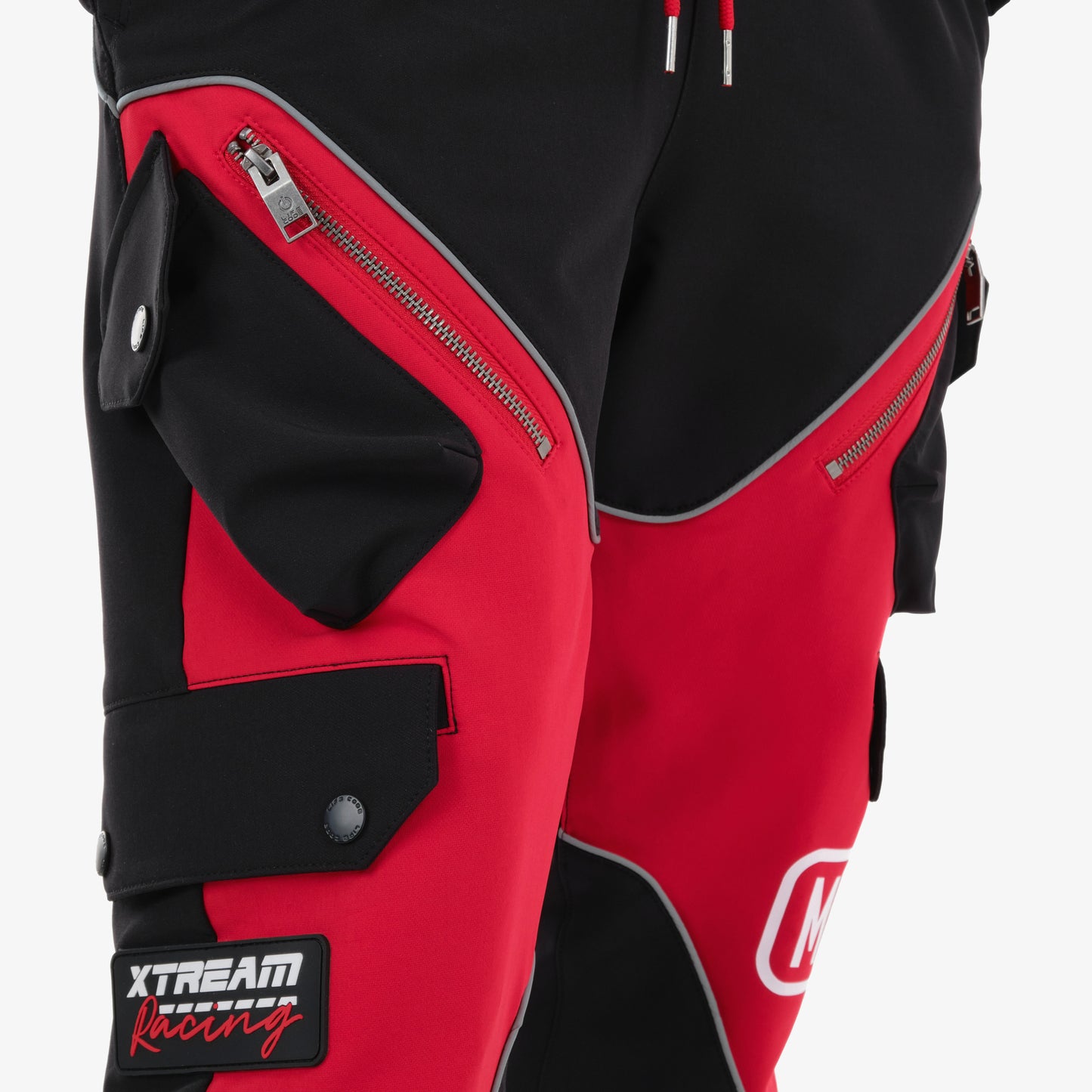 P90. RED / BLACK RACING PANTS