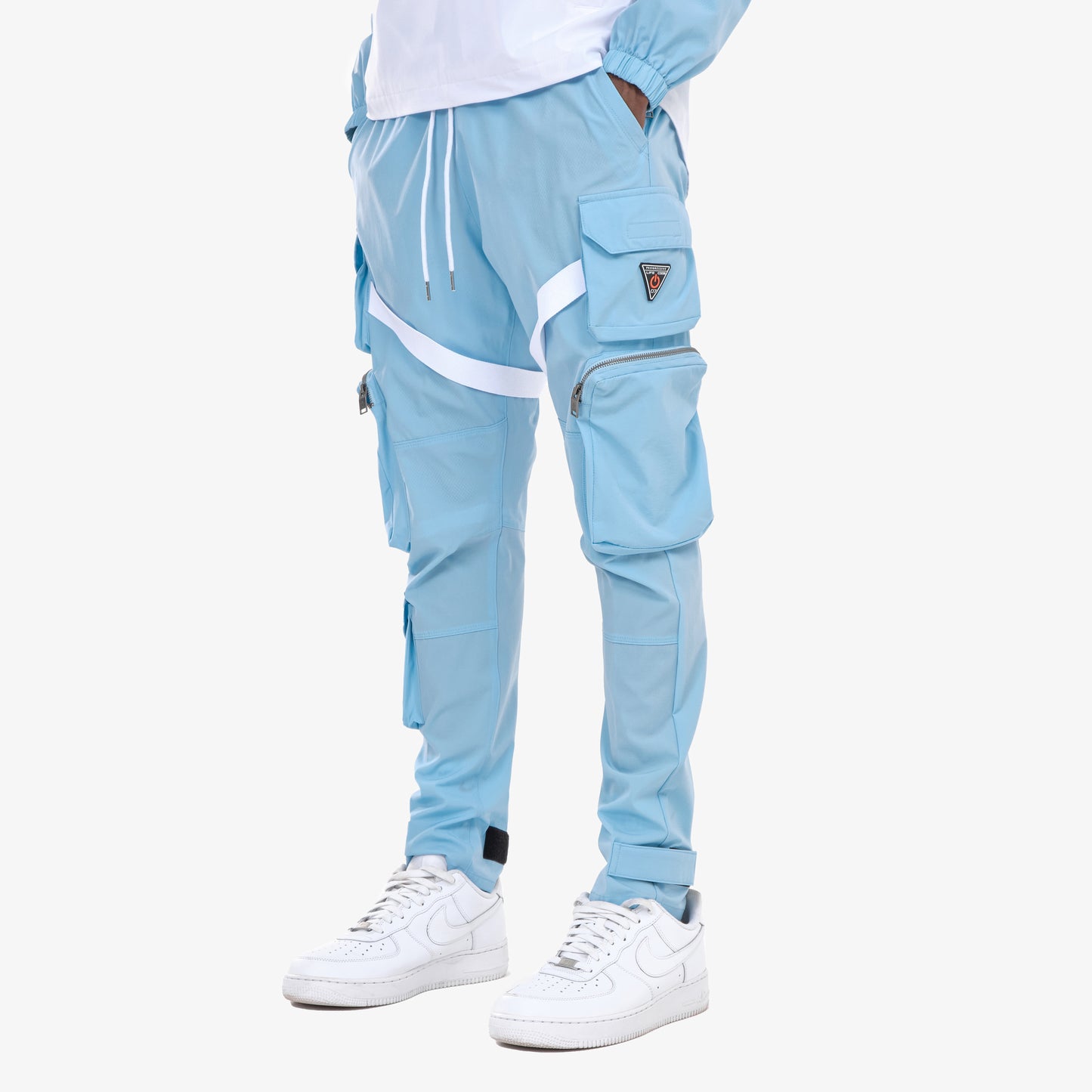 V5. LIGHT BLUE PANTS W/ STRAPS
