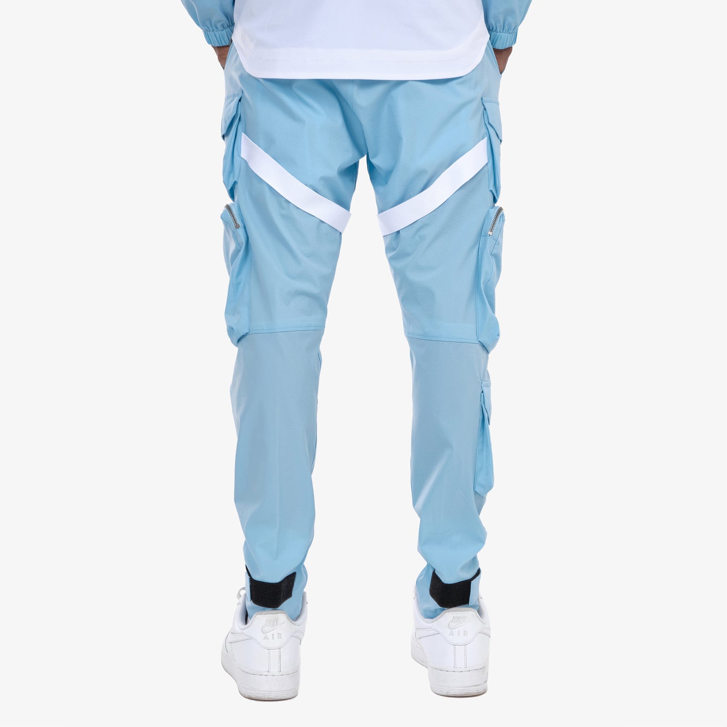 V5. LIGHT BLUE PANTS W/ STRAPS