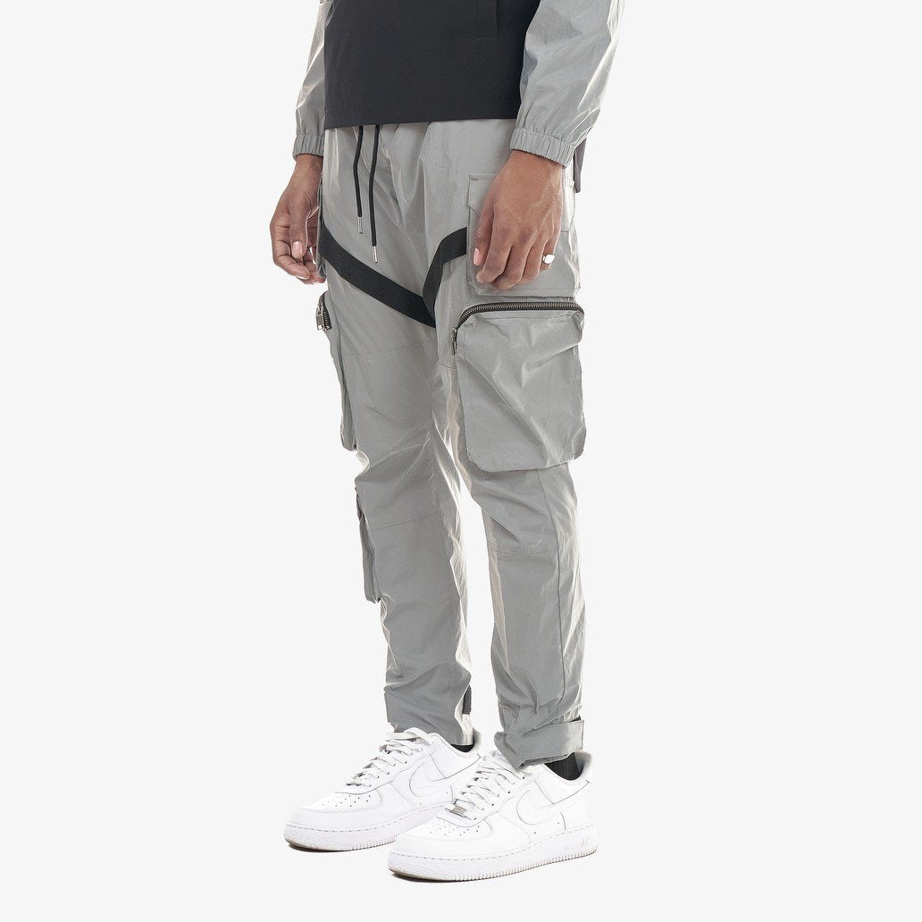 V5. SILVER 3M PANTS W/ STRAPS