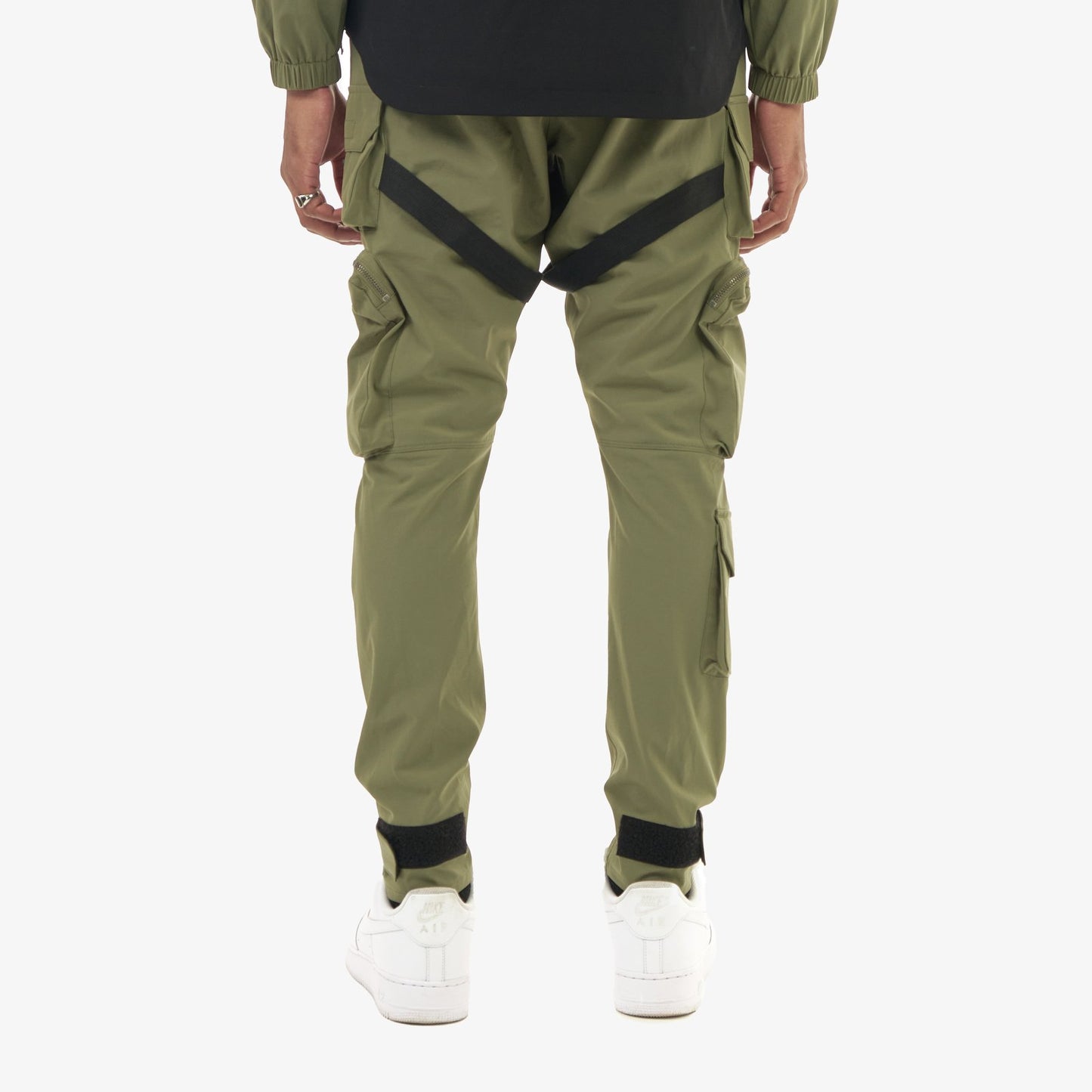V5. OLIVE PANTS W/ STRAPS