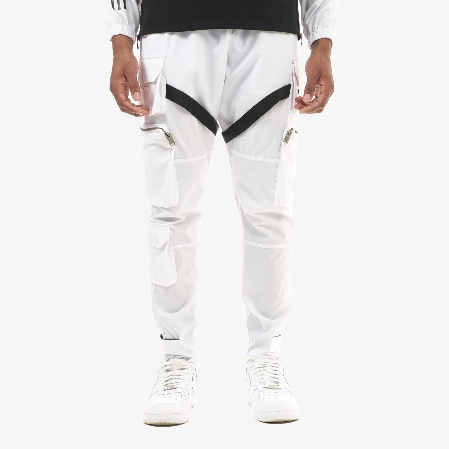 V5. WHITE PANTS W/ STRAPS