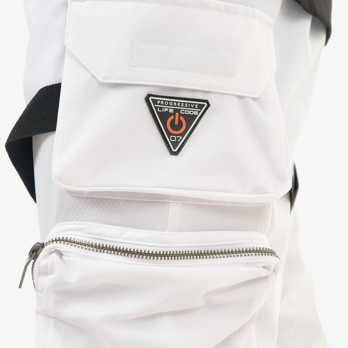 V5. WHITE PANTS W/ STRAPS