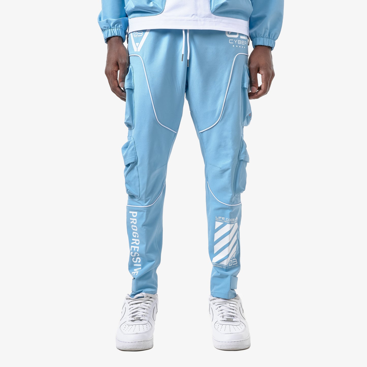 P20. LIGHT BLUE CARGO PANTS