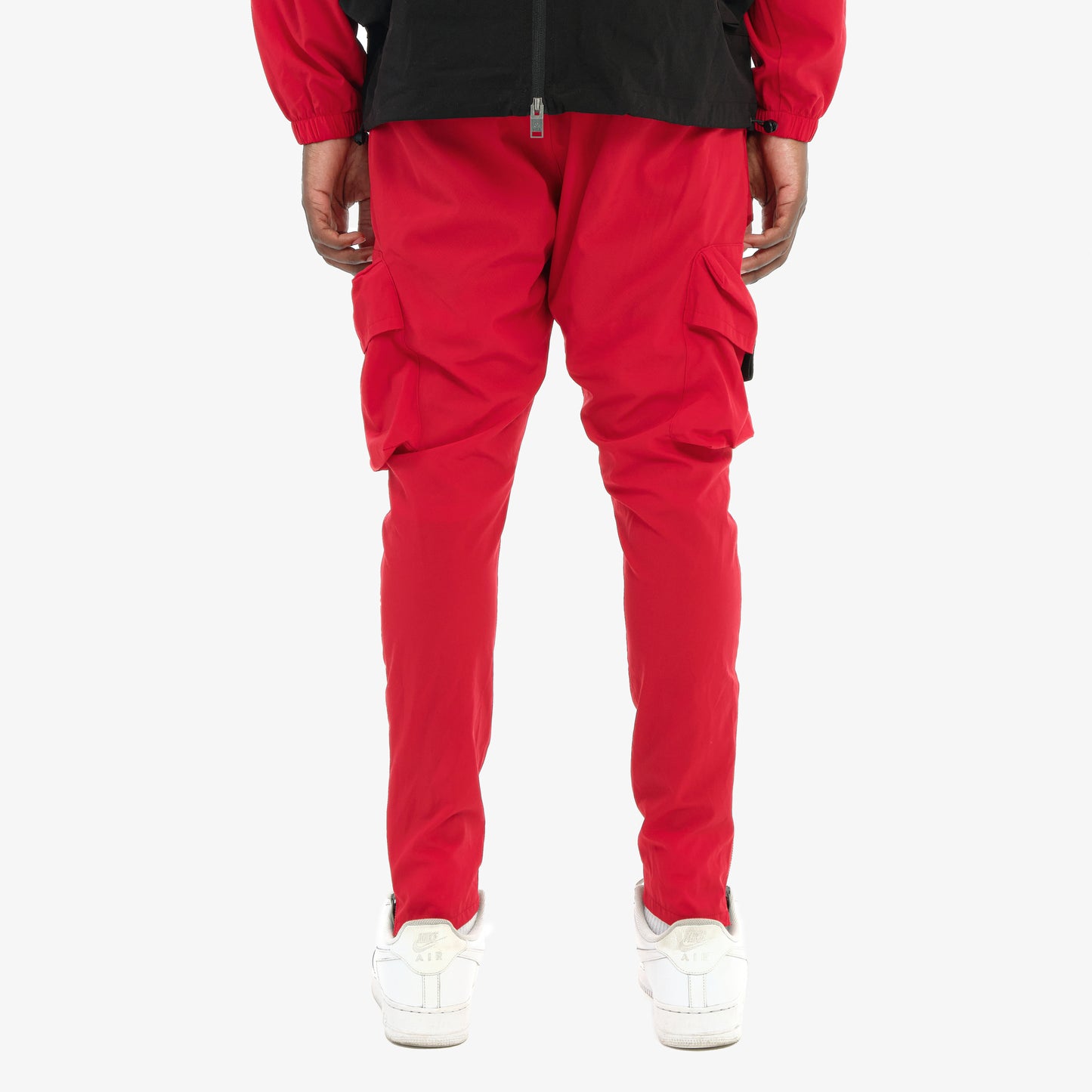 P27. RED TASLAN CARGO PANTS