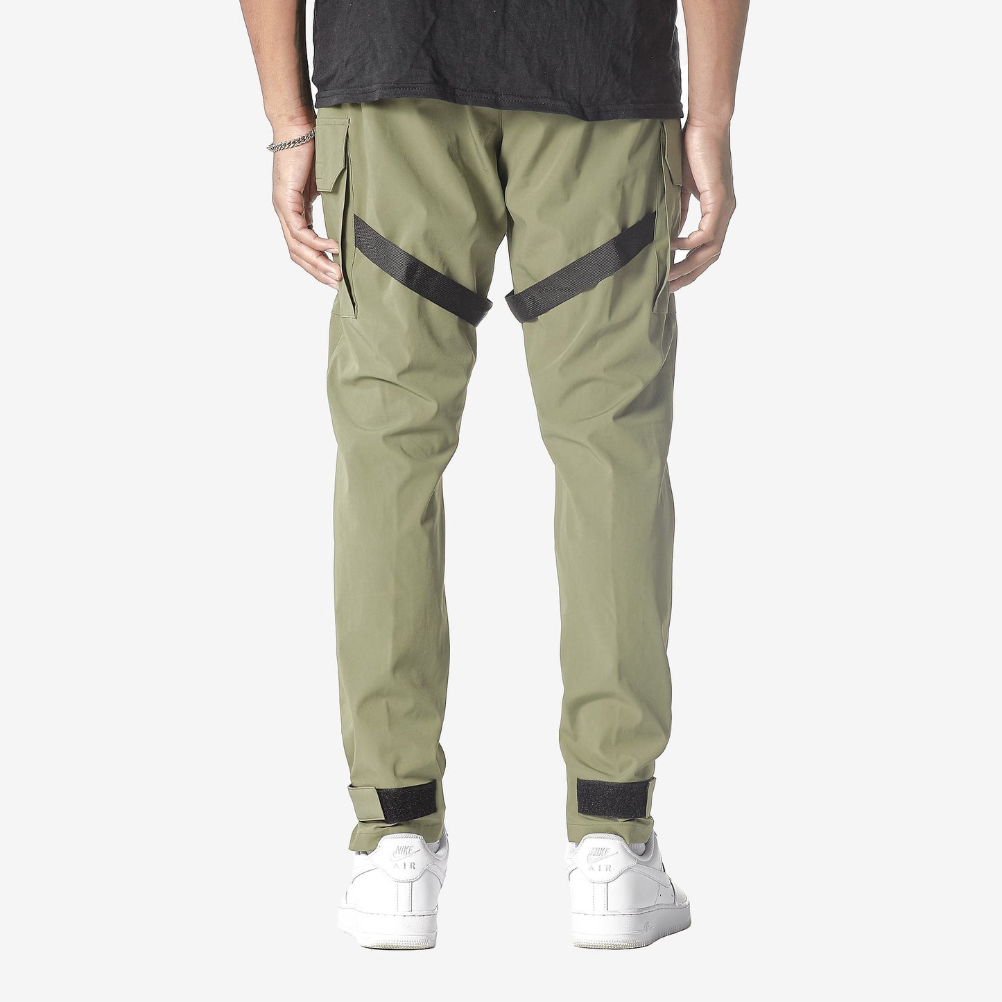 LIFE CODE OLIVE CARGO PANTS W/ STRAPS - Copper Rivet