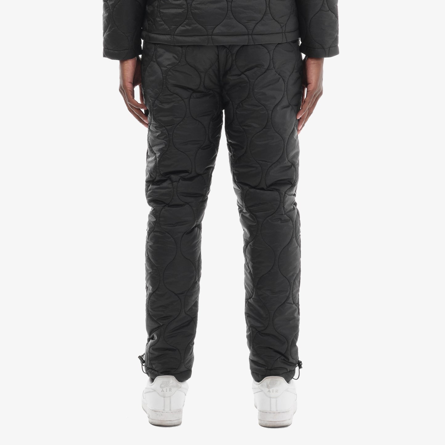 P61. BLACK QUILT PANTS