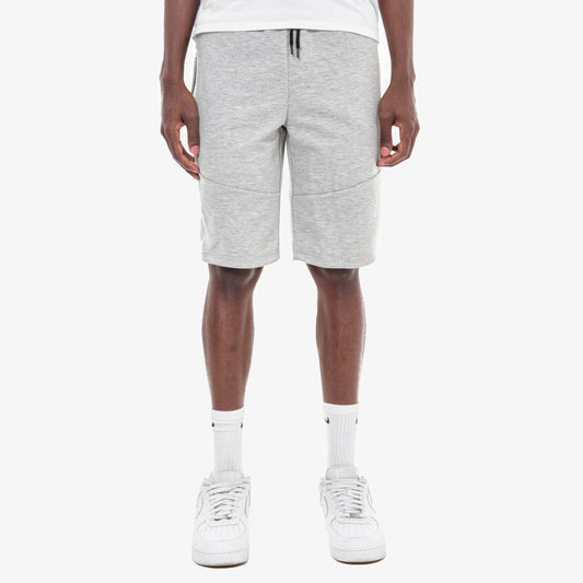 P56. GREY TECH FLEECE SHORTS (HIDDEN POCKET)