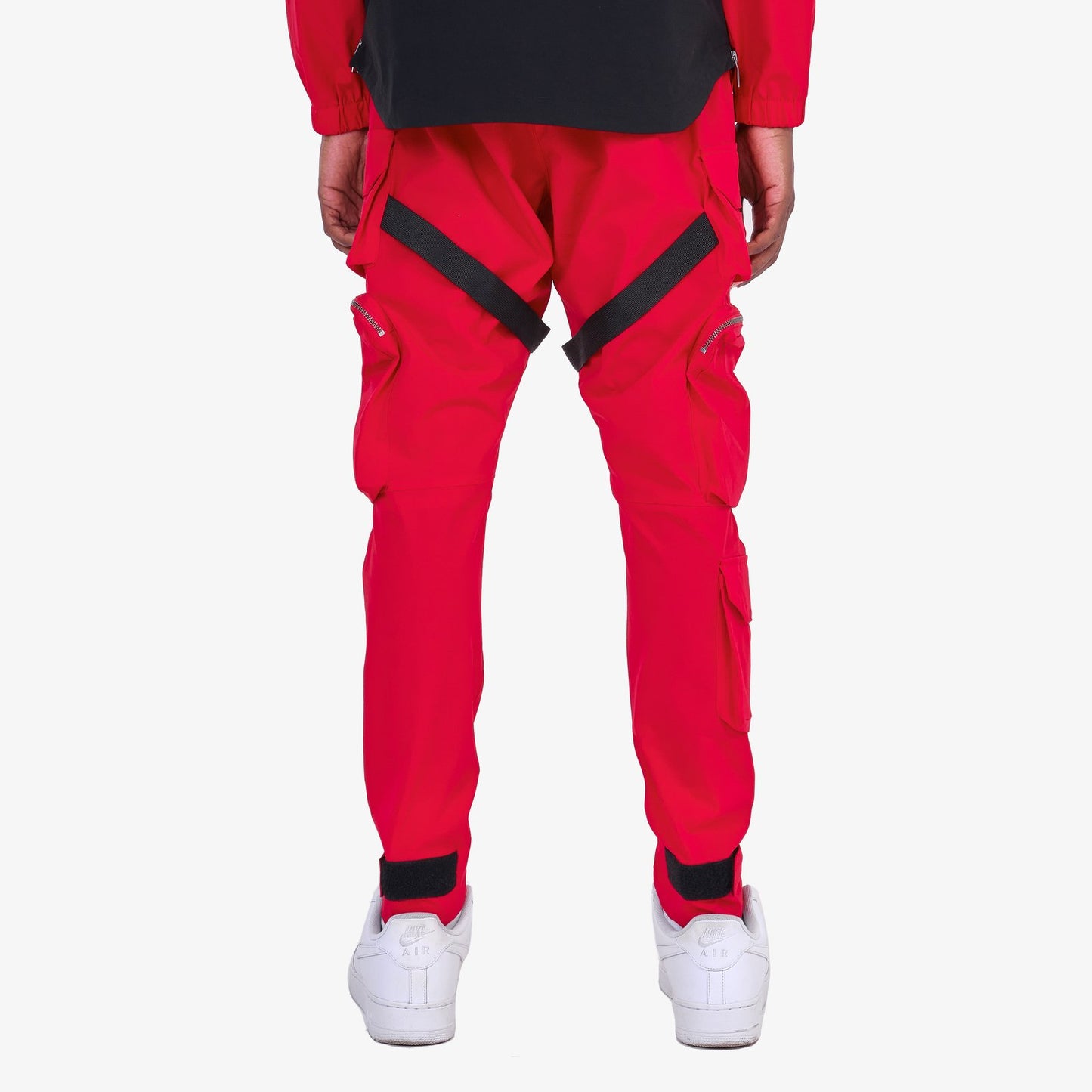 V5. RED PANTS W/ STRAPS