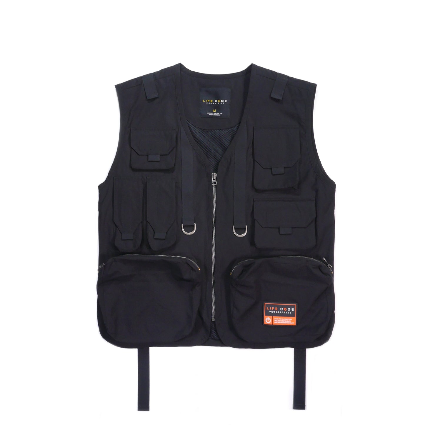 LIFE CODE BLACK VEST - Copper Rivet