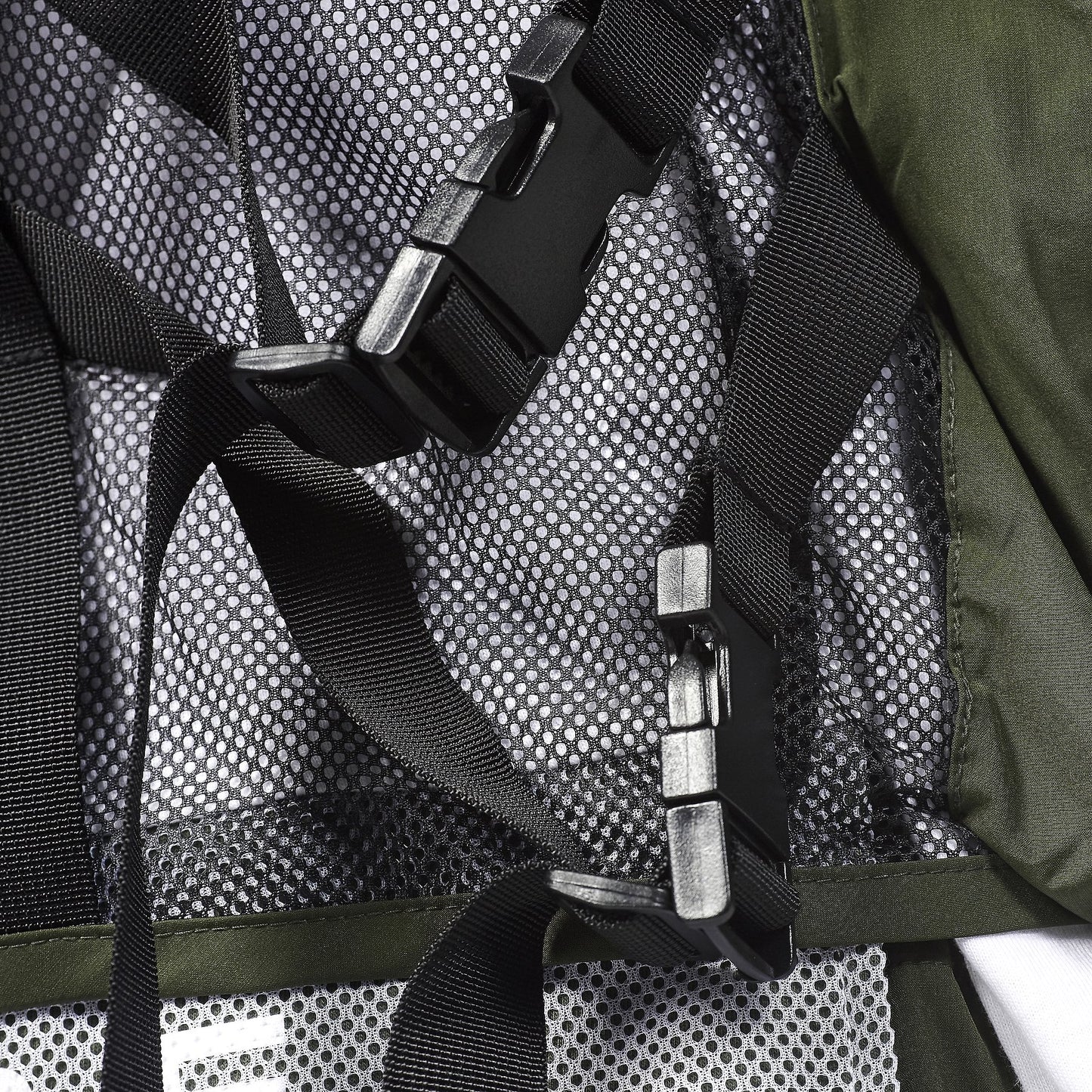LIFE CODE OLIVE MESH VEST - Copper Rivet