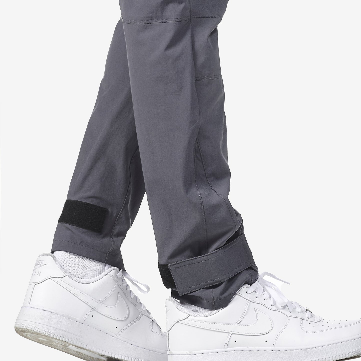 LIFE CODE GREY PANTS WITH BUCKLE & STRAPS - Copper Rivet