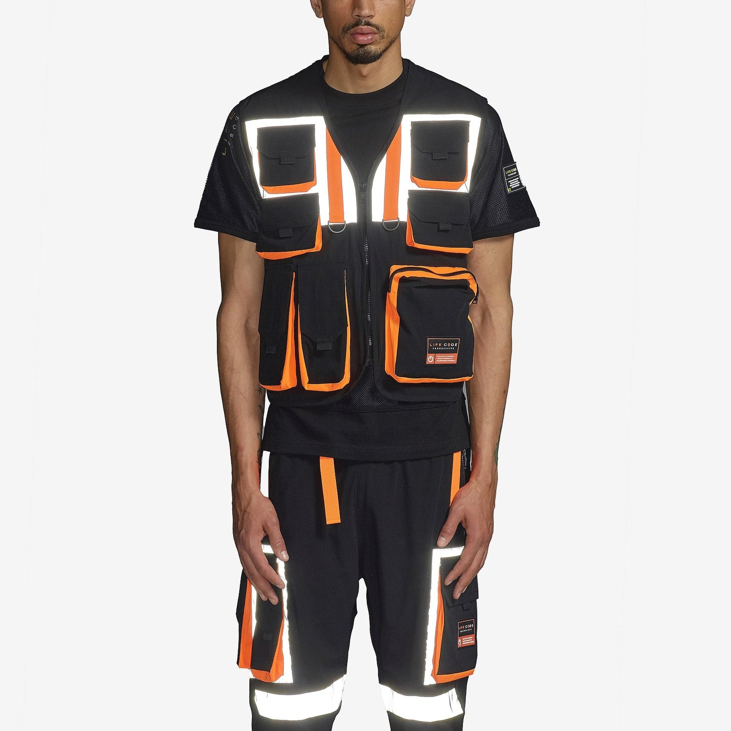 LIFE CODE BLACK REFLECTIVE VEST - Copper Rivet