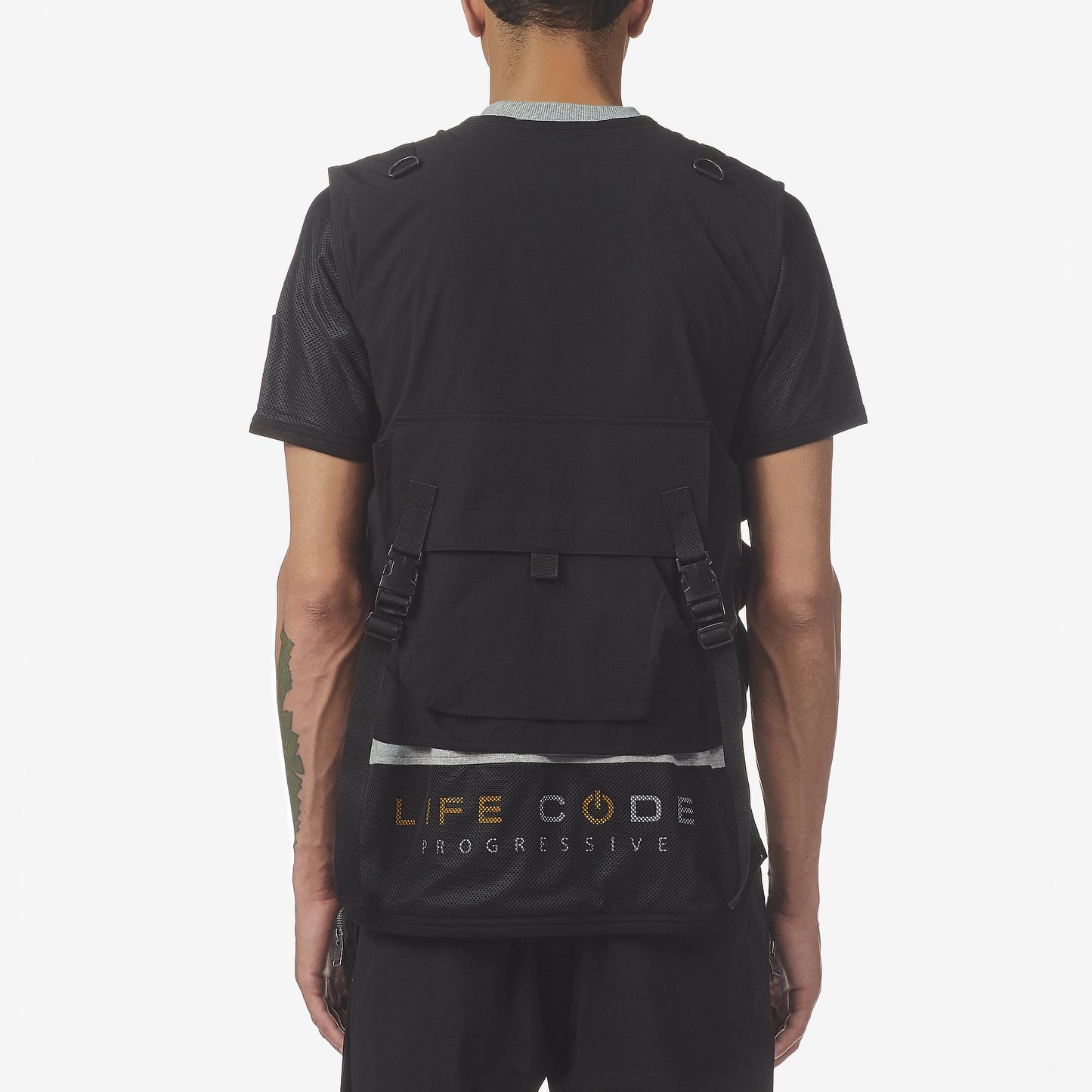 LIFE CODE BLACK VEST - Copper Rivet