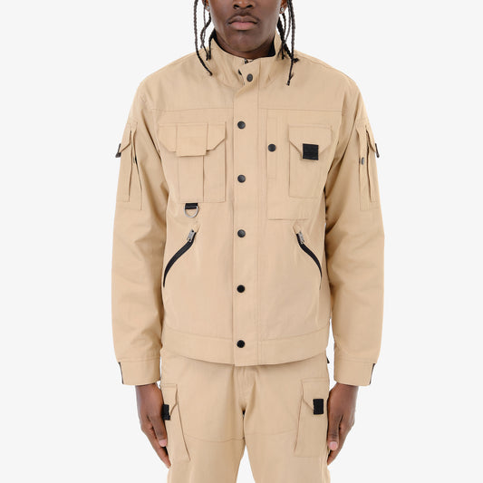 J89. KHAKI UTILITY JACKET