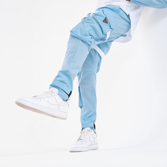 V5. LIGHT BLUE PANTS W/ STRAPS