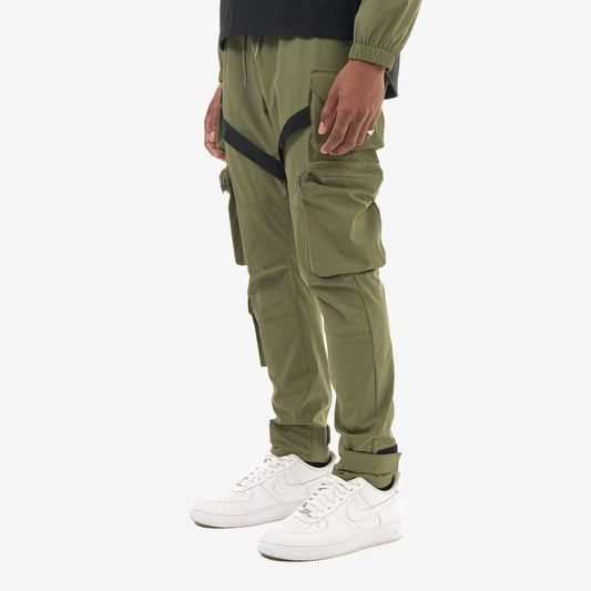 V5. OLIVE PANTS W/ STRAPS