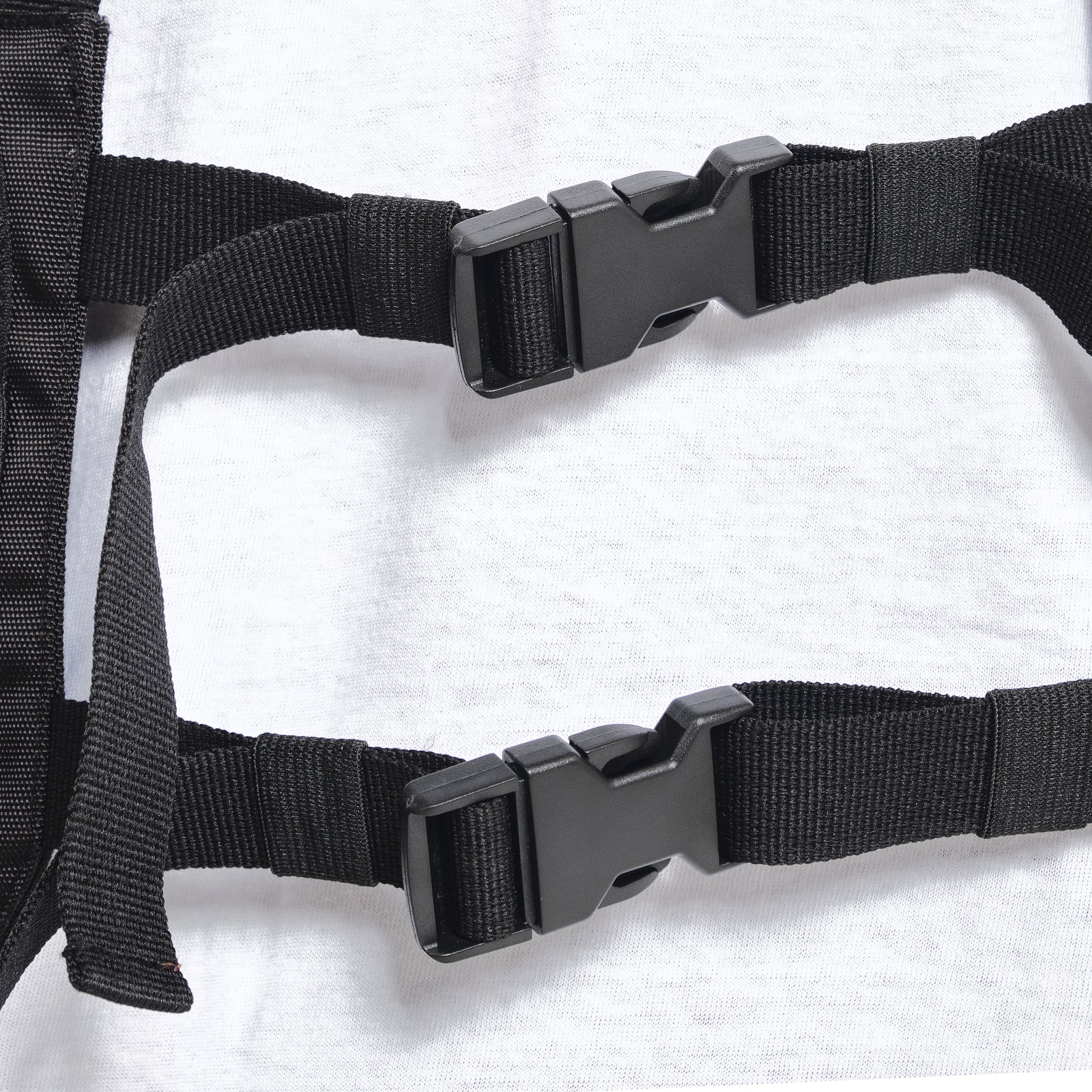 V12. BLACK / SILVER REFLECTIVE UTILITY VEST (BACKPACK) – LIFE CODE
