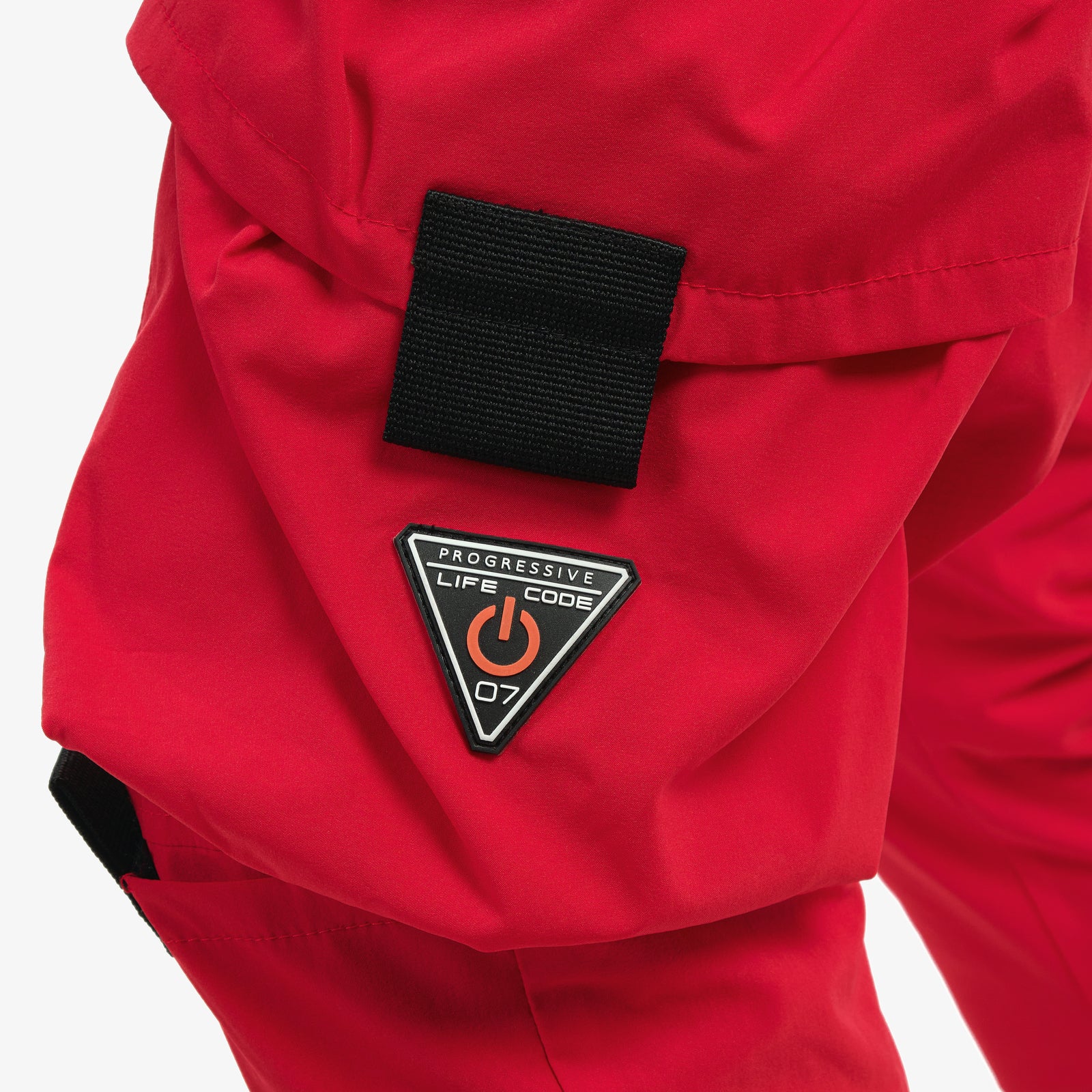 P27. RED TASLAN CARGO PANTS – LIFE CODE