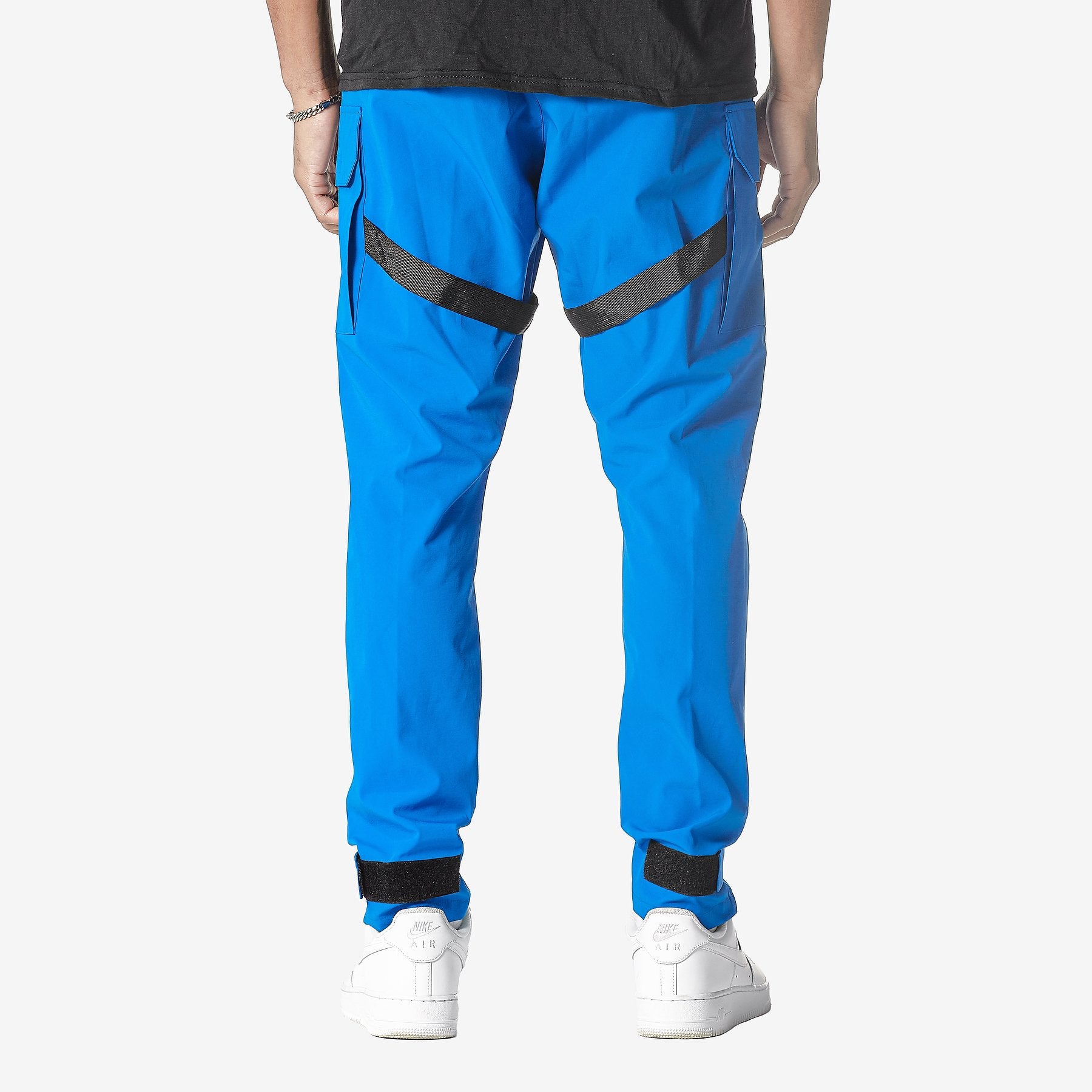 LIFE CODE ROYAL BLUE CARGO PANTS W/ STRAPS - Copper Rivet