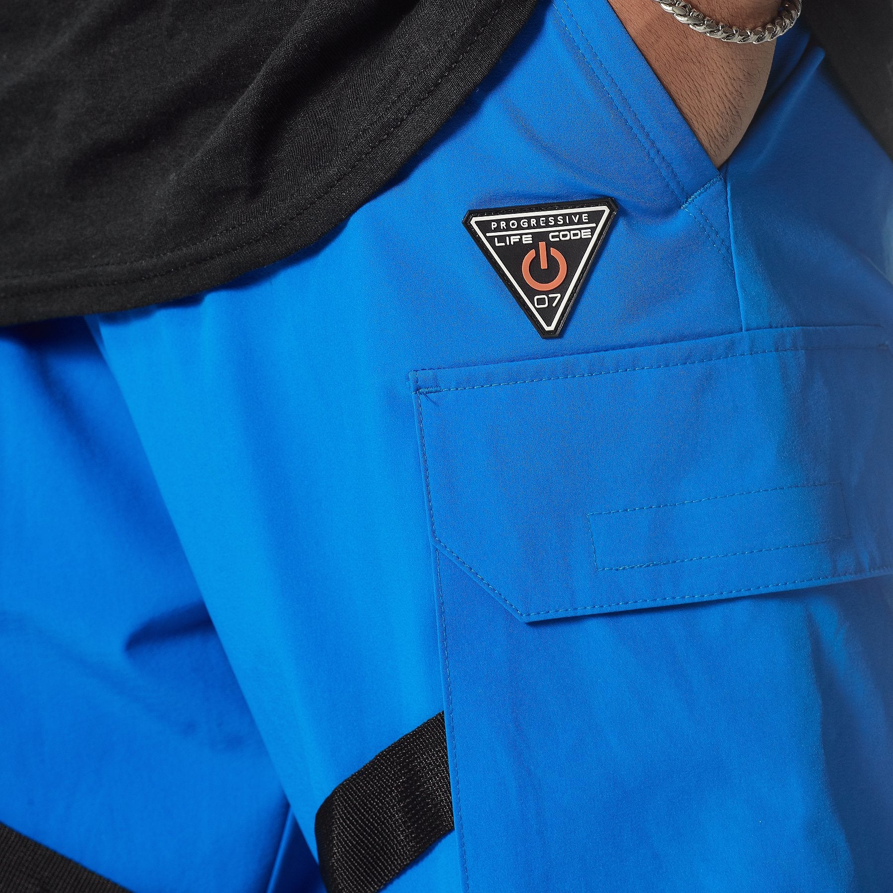 LIFE CODE ROYAL BLUE CARGO PANTS W/ STRAPS - Copper Rivet