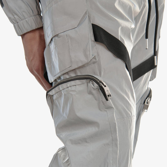 V5. SILVER 3M PANTS W/ STRAPS