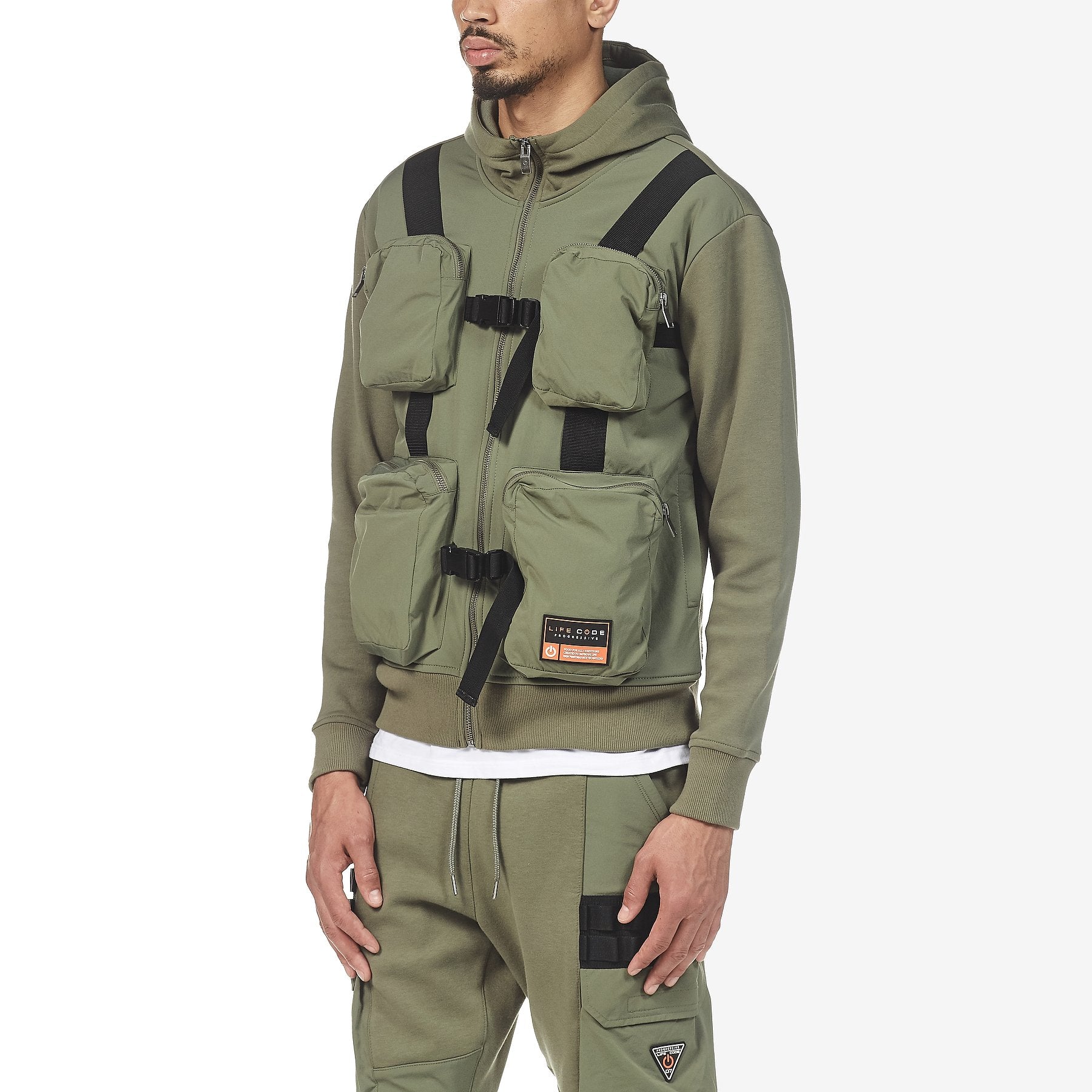 LIFE CODE OLIVE HOODIE - Copper Rivet